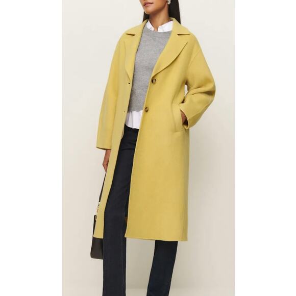 Reformation Jackets & Blazers - NWT Reformation Wyatt Double Faced Wool Coat Small